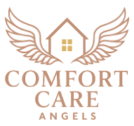 A logo of Comfort Care Angels